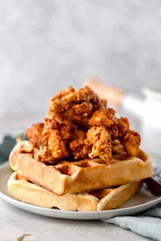 Buttermilk Fried Chicken and Waffles