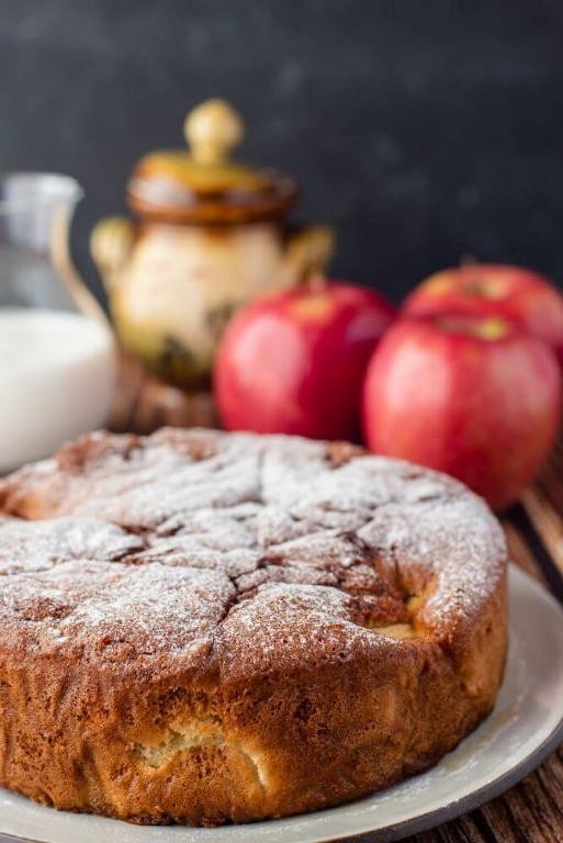 Buttermilk Infused Moist Apple Cake