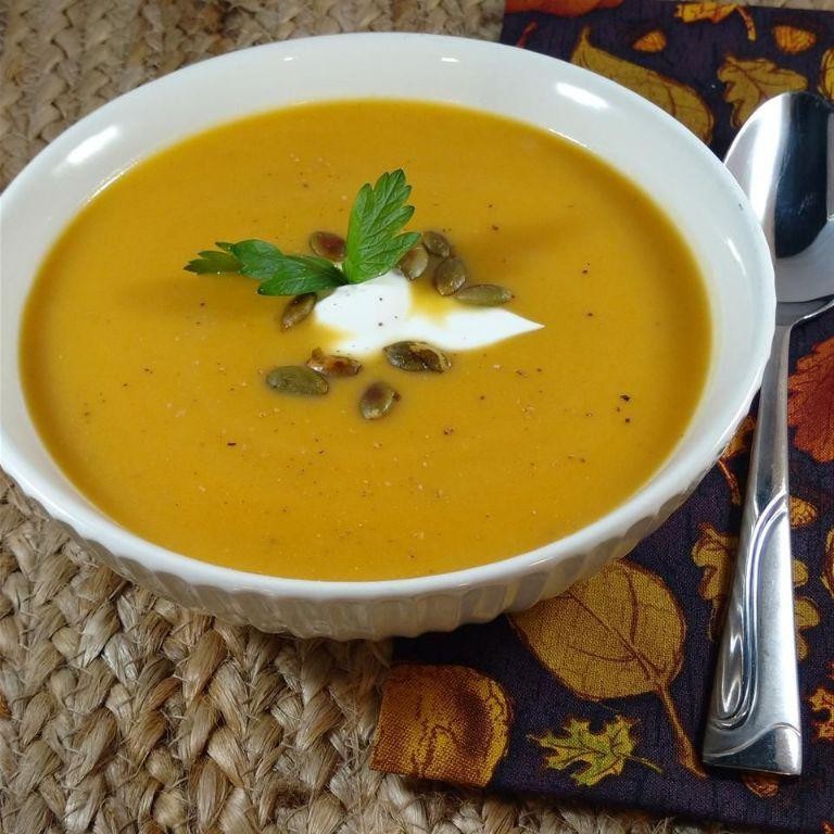 Butternut Pumpkin and Apple Cider Soup