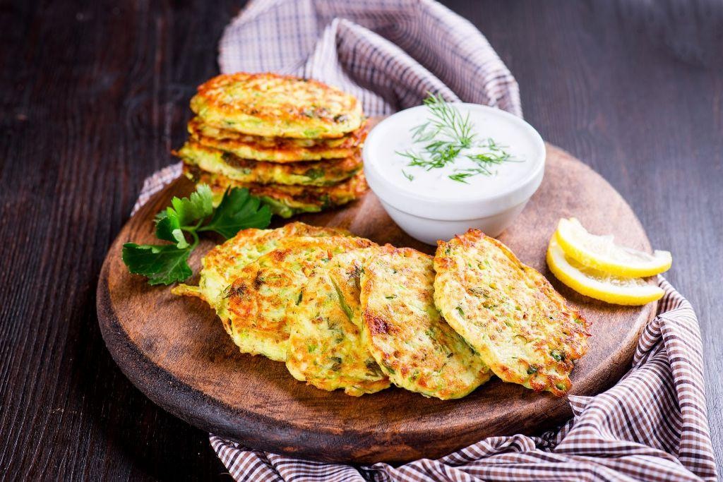 Butternut Pumpkin and Feta Fritters