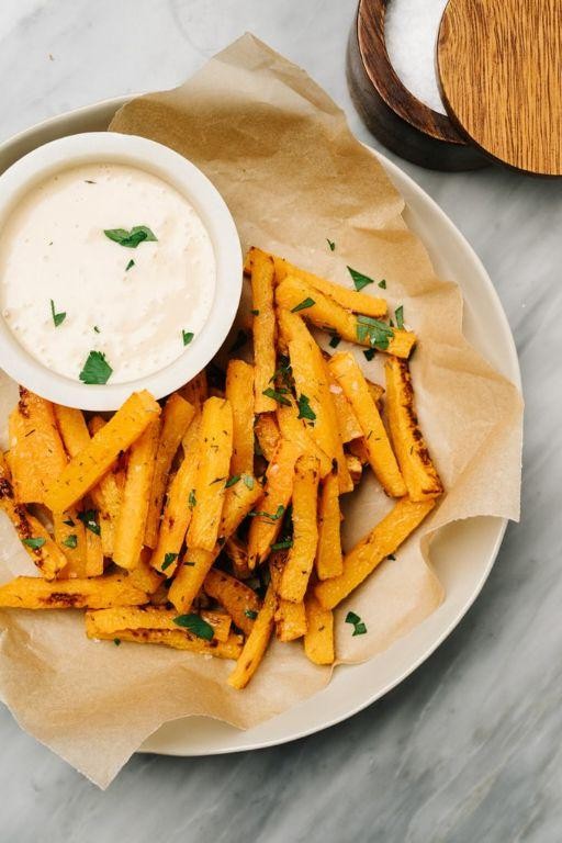 Butternut Squash Fries with Garlic Aioli
