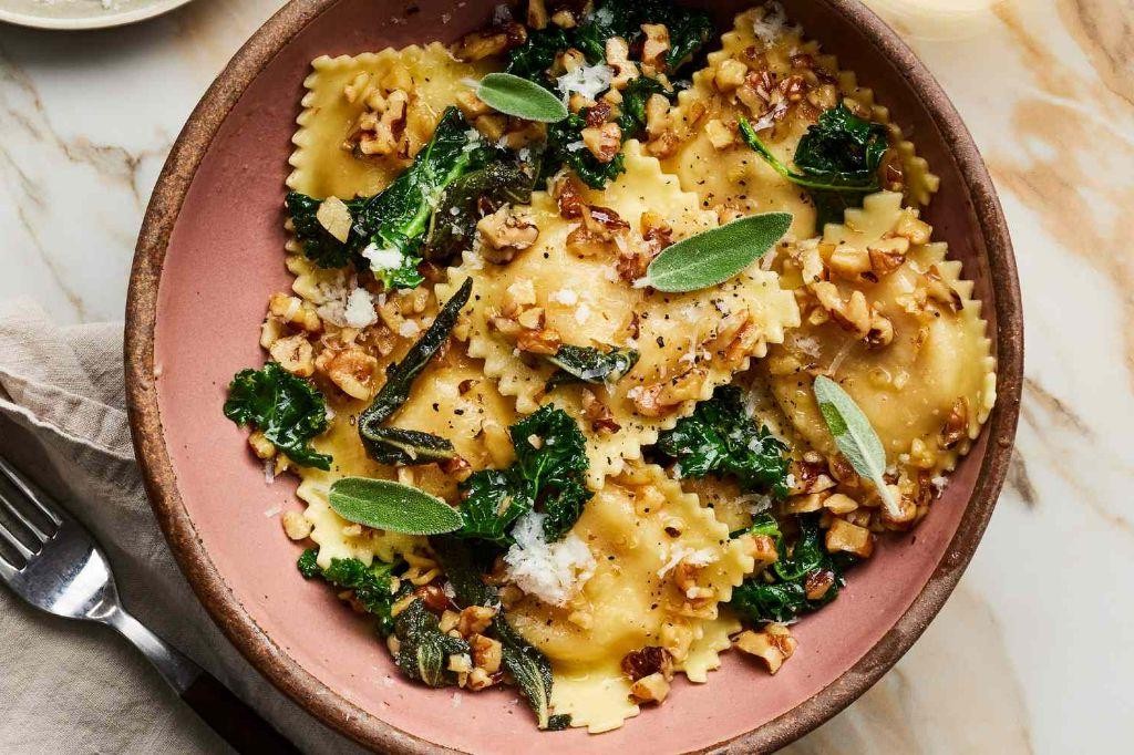 Butternut Squash Ravioli with Sage Brown Butter