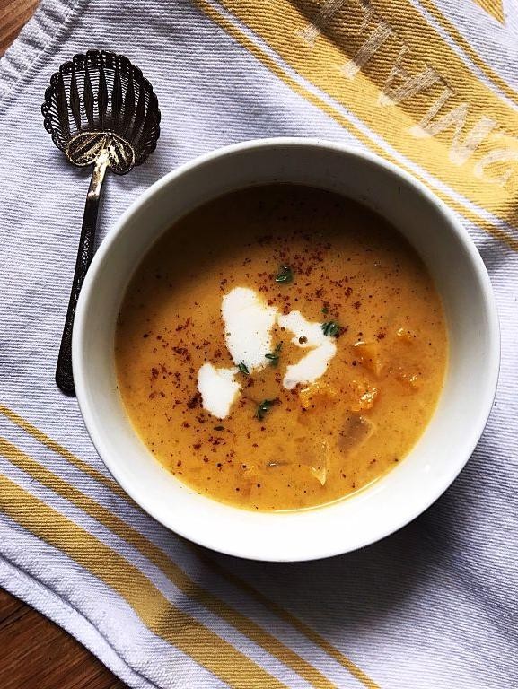 Butternut Squash Soup with Garam Masala