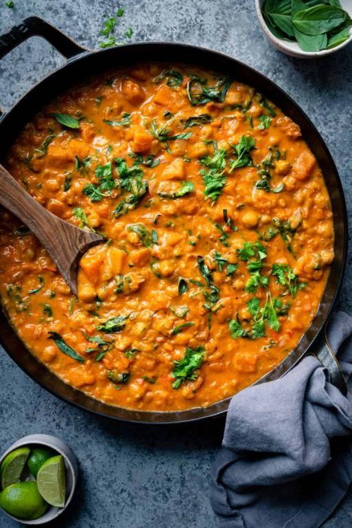 Butternut Squash and Chickpea Curry