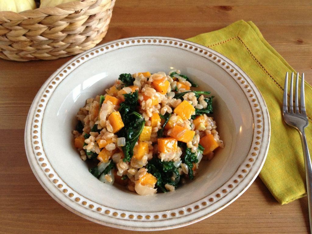 Butternut Squash and Kale Risotto