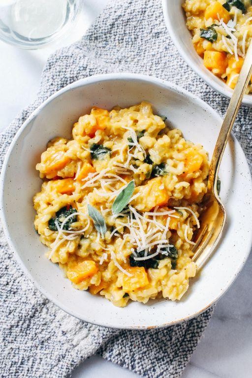 Butternut Squash and Kale Risotto