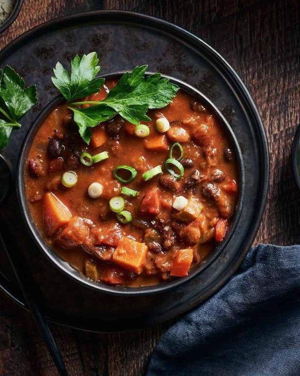 Butternut Squash and Kidney Bean Chili