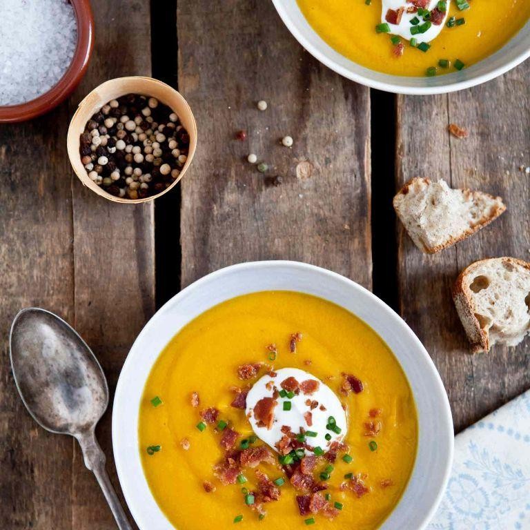 Butternut Squash and Leek Soup