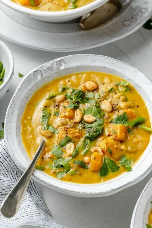 Butternut Squash and Lentil Soup