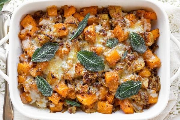 Butternut Squash and Sage Casserole