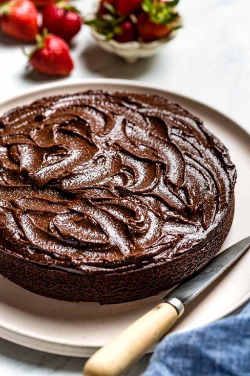 Buttery Chocolate Almond Flour Cake