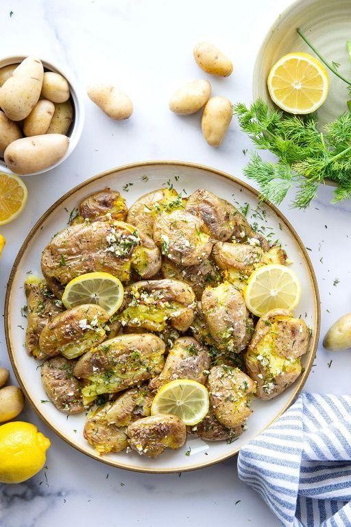 Buttery Lemon Dill Fingerling Potatoes