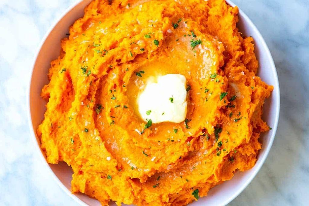 Buttery Mashed Sweet Potatoes