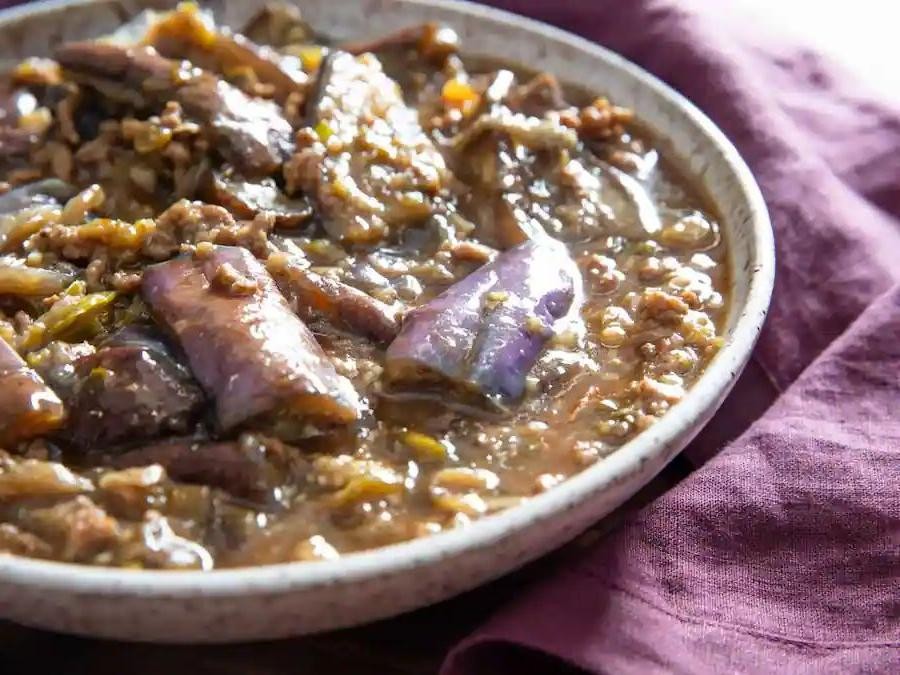 Ca Tim Kho (Braised Eggplant with Soy Sauce)