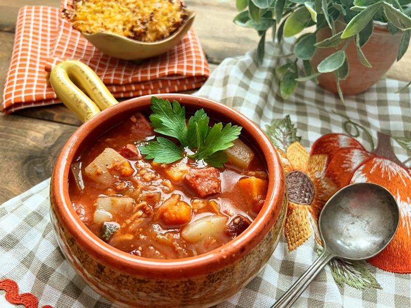 Cabbage and Root Vegetable Soup