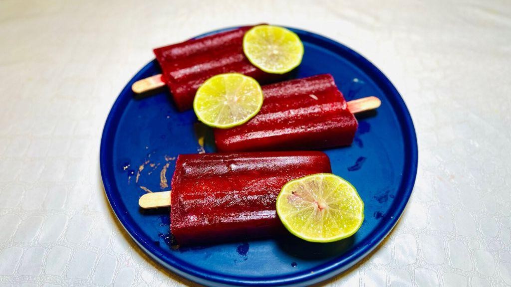 Cactus Pear Margarita Popsicles