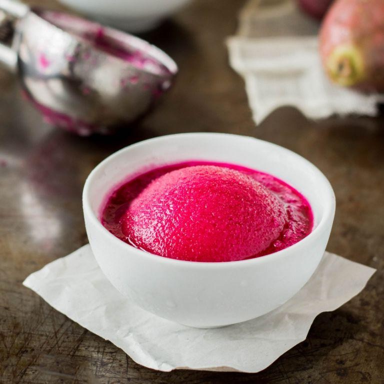Cactus Pear Sorbet