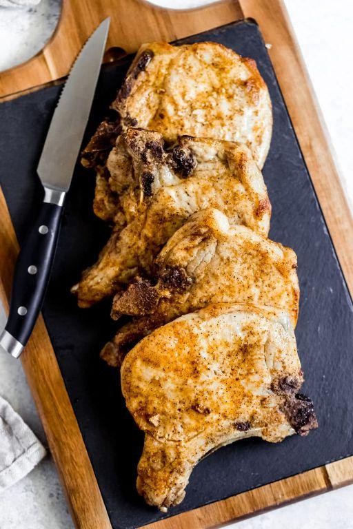 Cajun Air Fryer Pork Chops