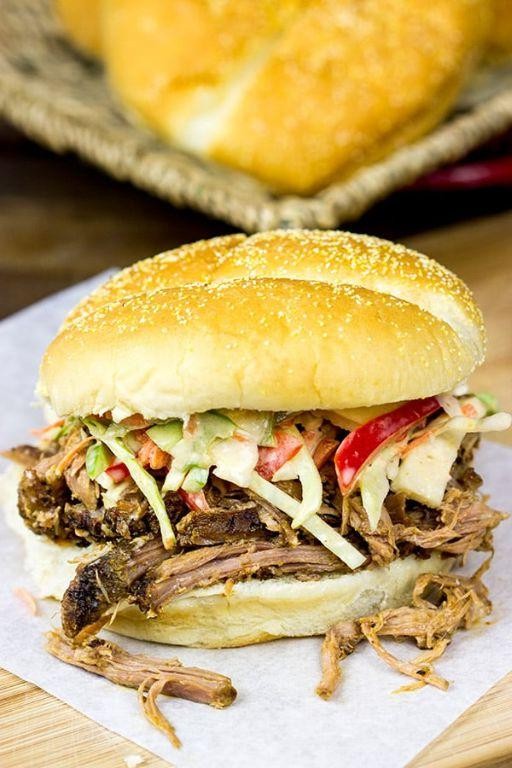 Cajun Barbecue Pork Sandwiches