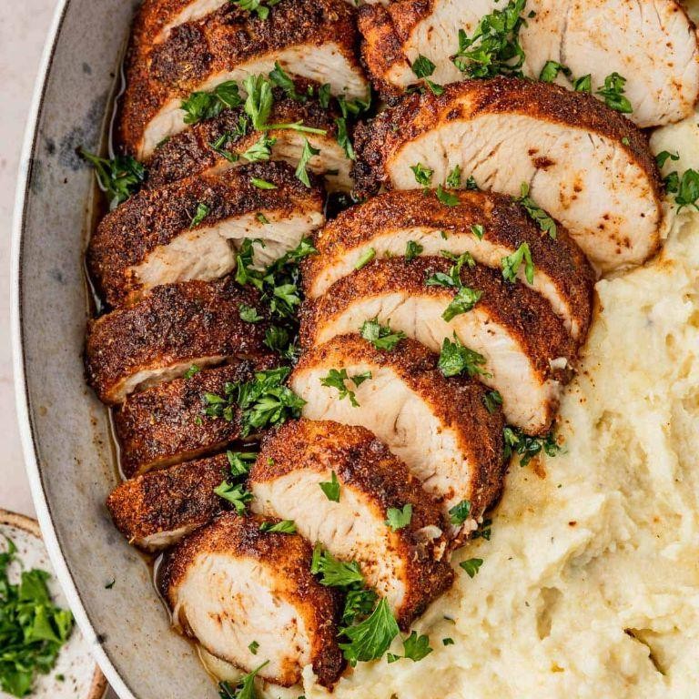 Cajun Blackened Turkey Tenderloins