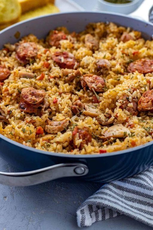 Cajun Chicken Sausage Jambalaya