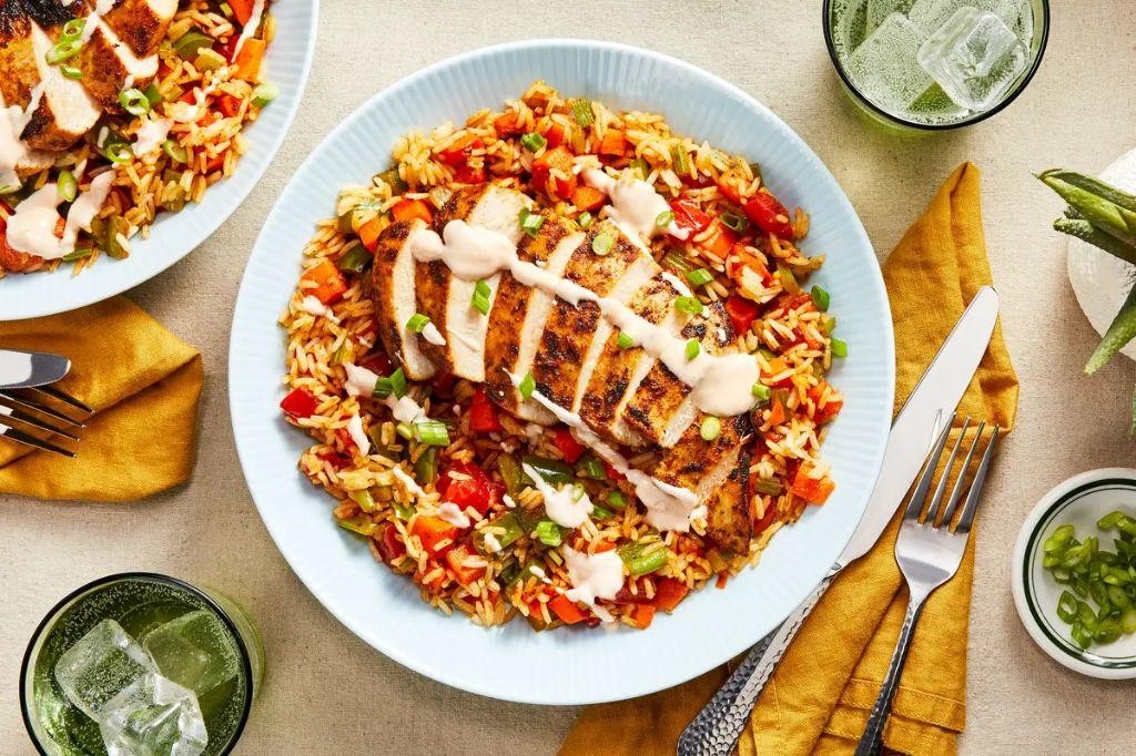 Cajun Chicken and Rice Bowl