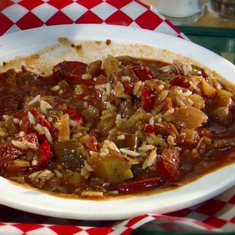 Cajun Hot Link Gumbo with Rice