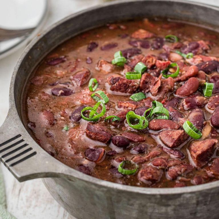 Cajun Red Beans and Rice with Ham