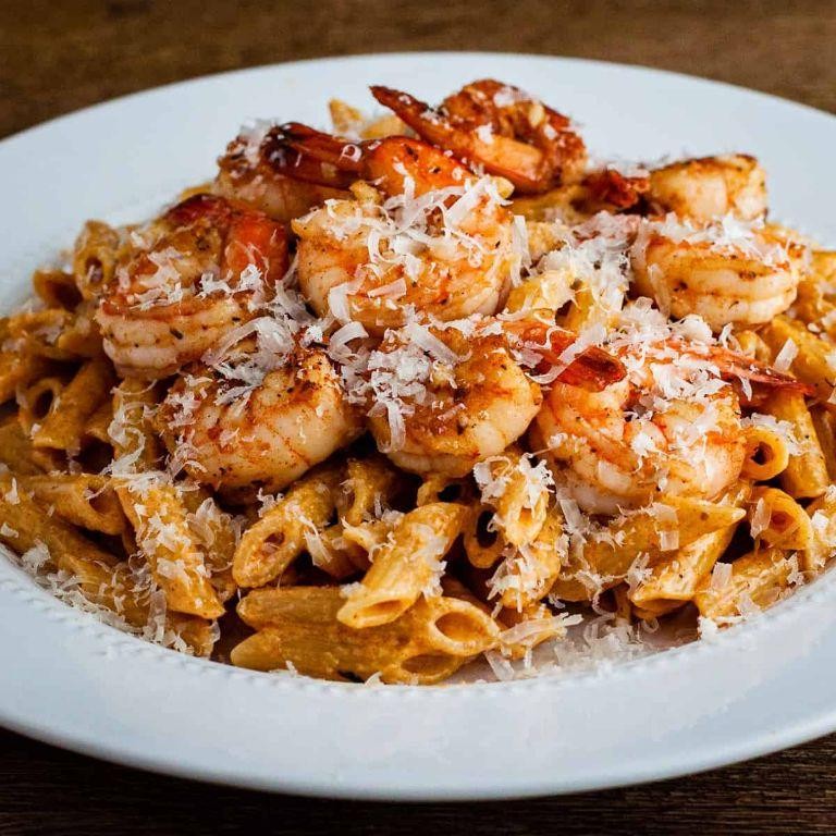 Cajun Shrimp and Brie Pasta