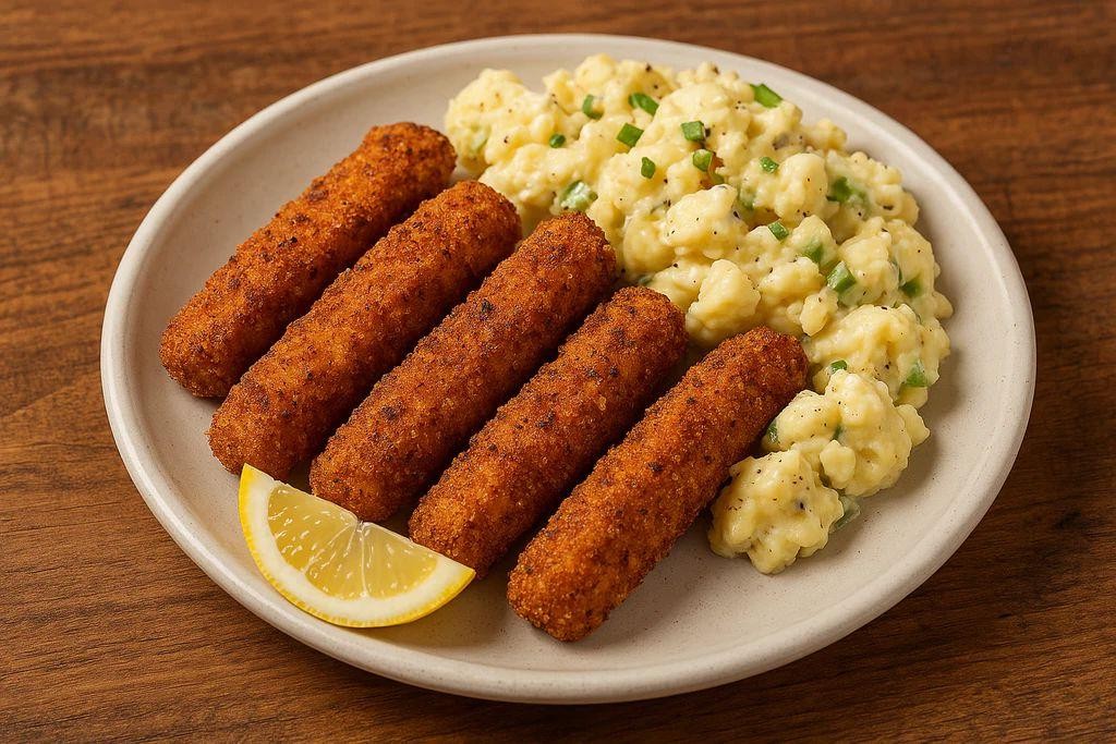 Cajun Spiced Crispy Walleye Fillets