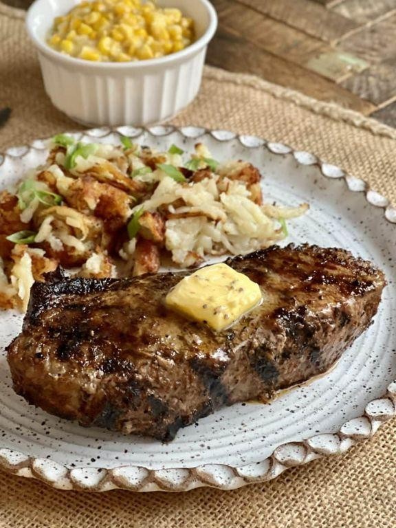 Cajun-Spiced New York Strip with Zesty Lime Butter