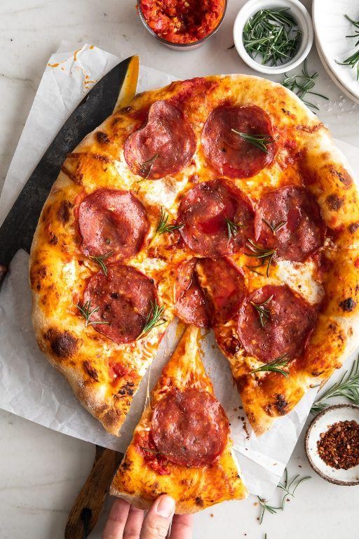 Calabrese Pizza with Spicy Salami