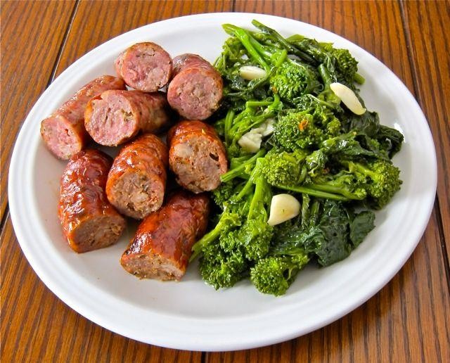 Calabrese Sausage and Broccoli Rabe