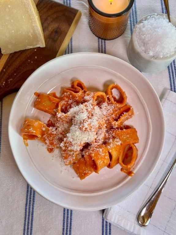 Calamarata in Rich Vodka Sauce