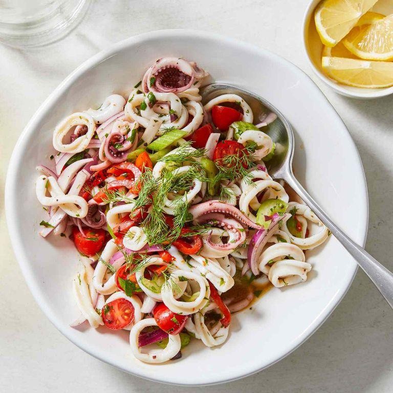 Calamari Salad with Citrus Vinaigrette