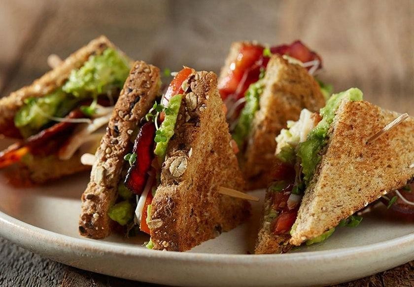 California Club Sandwich with Avocado