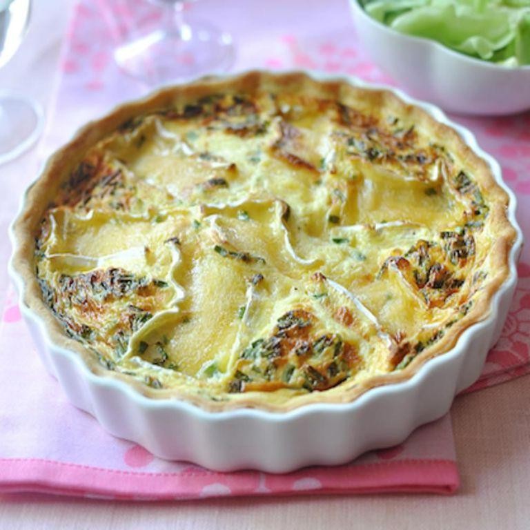 Camembert and Spinach Quiche