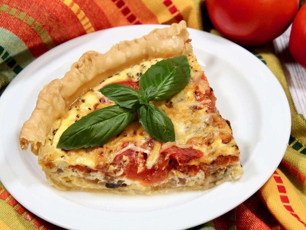 Campari Tomato and Herb Quiche