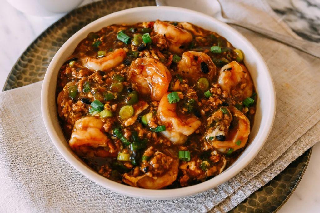 Cantonese Shrimp in Black Bean Sauce