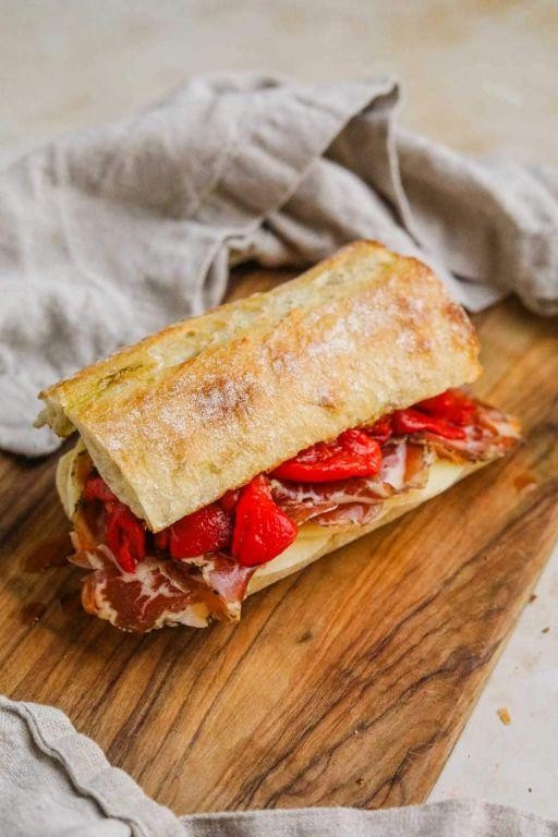 Capicola and Provolone Focaccia