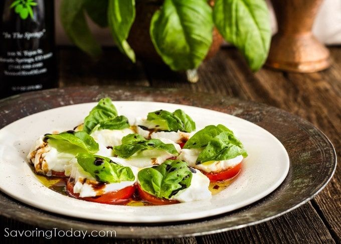 Caprese Cellentani with Buffalo Mozzarella