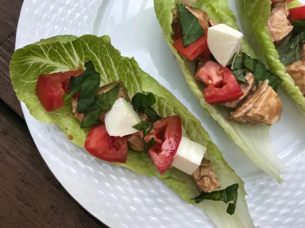 Caprese Salad Lettuce Wrap