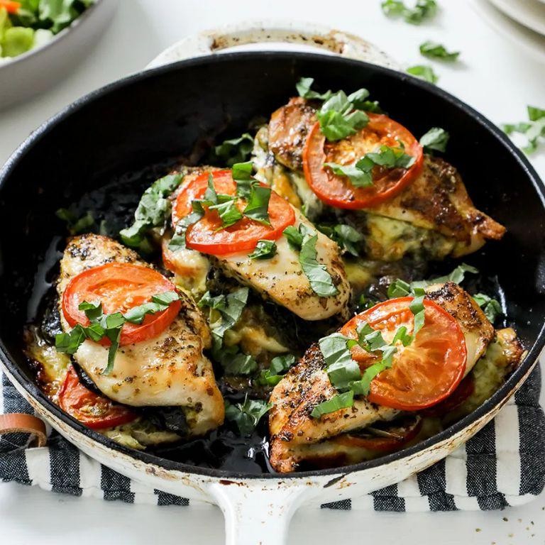 Caprese Stuffed Chicken