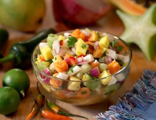 Carambola Salsa with Avocado