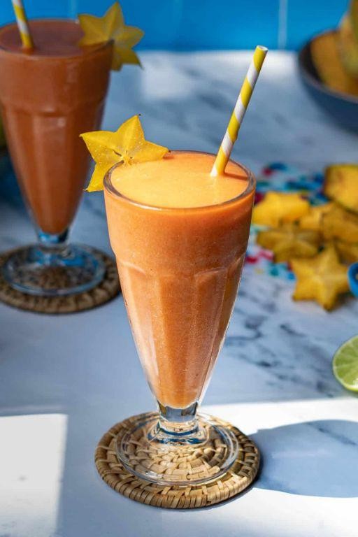 Carambola and Mango Smoothie