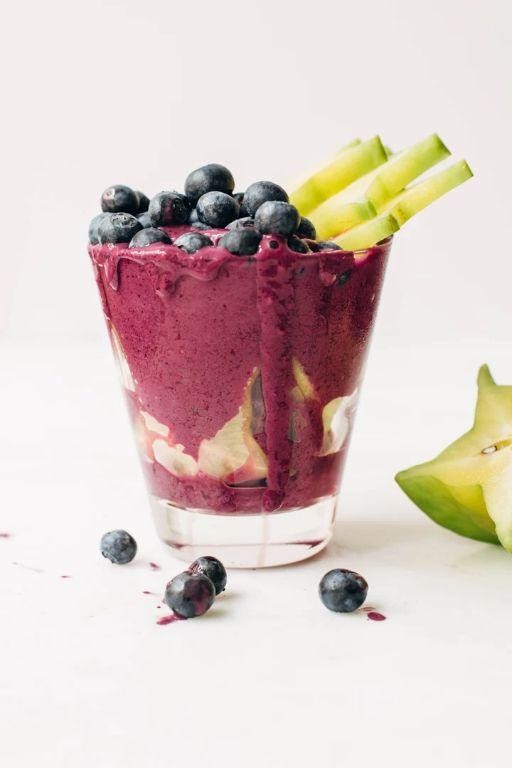 Carambola-Berry Parfait