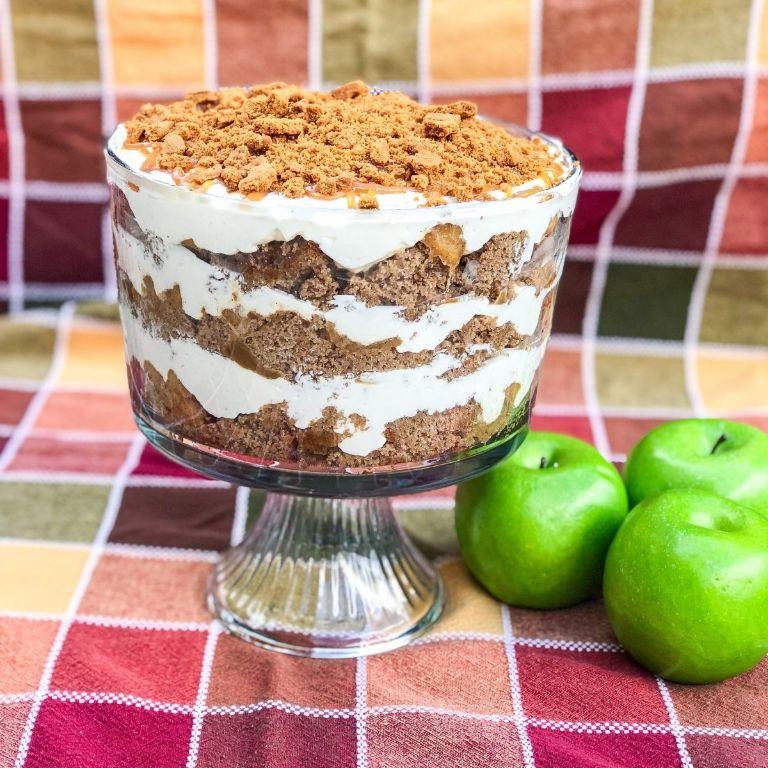Caramel Apple Cream Cheese Trifle