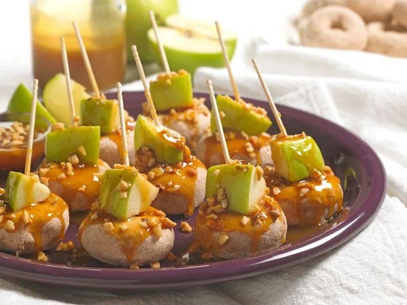 Caramel Apple Potato Doughnuts