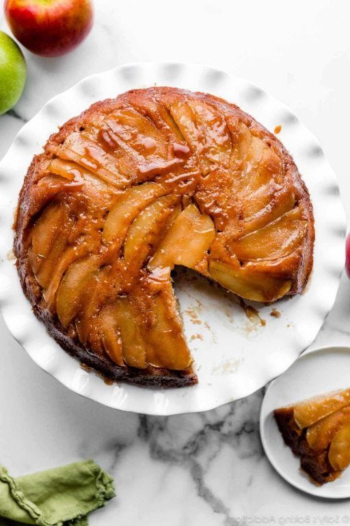 Caramel Apple Upside-Down Cake