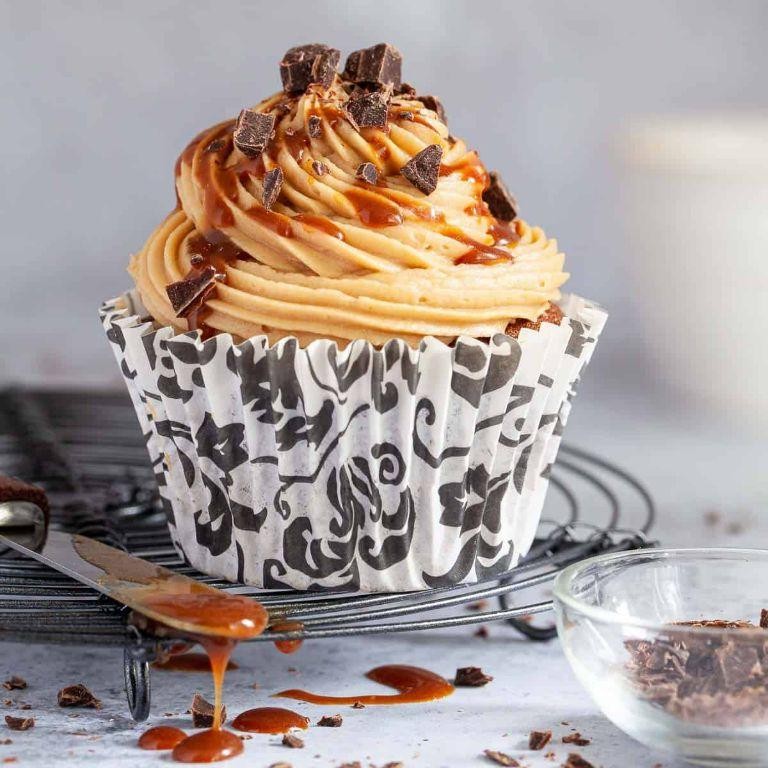 Caramel Latte Coffee Muffin Cake